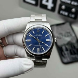 Rolex Oyster Perpetual 41mm 124300-0003 – OP41 Esfera Azul Réplica con Movimiento 3230