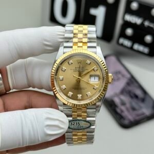 Rolex Datejust 36mm 126233-0017 – Esfera Champagne Bicolor Réplica con Movimiento 3235