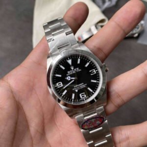Rolex Explorer I 39mm 214270 – Esfera Negra Réplica con Movimiento 3132