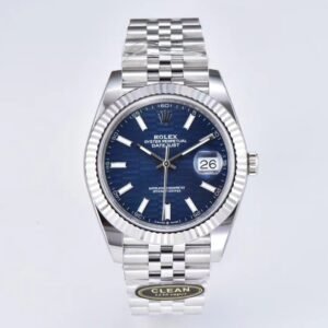 Rolex Datejust 36mm 126234-0049 – Esfera Azul Estriada Réplica con Movimiento 3235