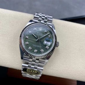 Rolex Datejust 36mm 126234 – Esfera Verde Palma Réplica con Movimiento VR3235