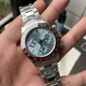 Rolex Daytona 40mm 126506 – Esfera Azul Hielo en Platino Réplica con Movimiento 4130