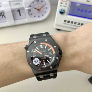 Audemars Piguet Royal Oak Offshore 42mm 15707CE – Cerámica Negra Réplica con Movimiento Flyback 3120