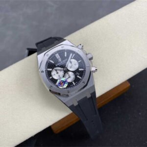 Audemars Piguet Royal Oak 41mm 26331 – Esfera Reverse Panda con Correa de Caucho Réplica con Movimiento 4801