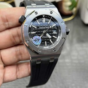 Audemars Piguet Royal Oak Offshore Diver 42mm 15703ST – Esfera Negra Réplica con Movimiento 3120
