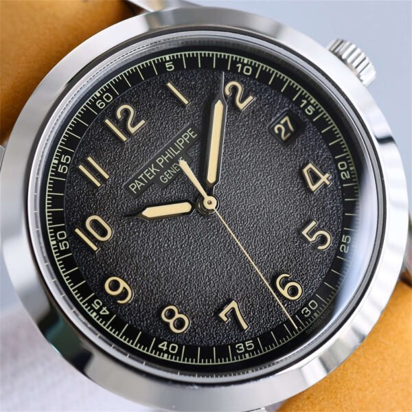 Patek Philippe Calatrava 40mm 5226G – Esfera Gris Texturizada Réplica con Movimiento 26-330 S C - Imagen 2