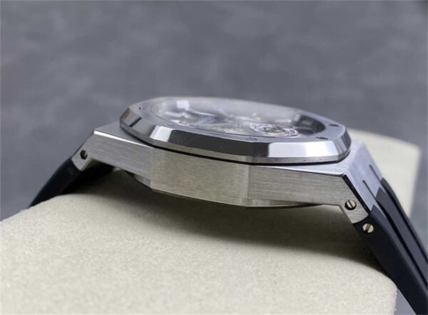 Audemars Piguet Royal Oak 41mm 26331 – Esfera Reverse Panda con Correa de Caucho Réplica con Movimiento 4801 - Imagen 3