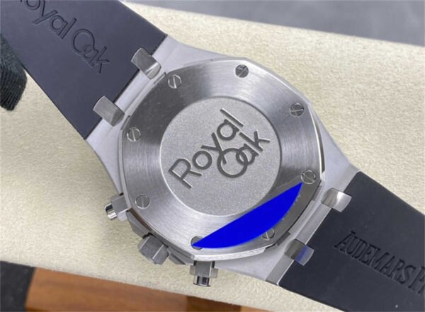 Audemars Piguet Royal Oak 41mm 26331 – Esfera Reverse Panda con Correa de Caucho Réplica con Movimiento 4801 - Imagen 6