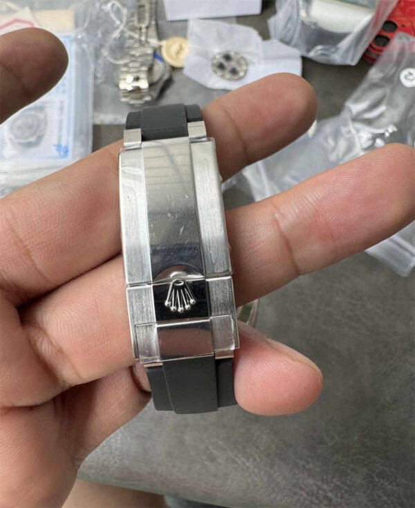 Rolex Daytona 40mm – Esfera de Meteorito con Correa Oysterflex Gris Réplica con Movimiento 4130 - Imagen 8