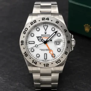 Rolex Explorer II 42mm 226570 – Esfera Blanca Polar y Acero 904L Réplica